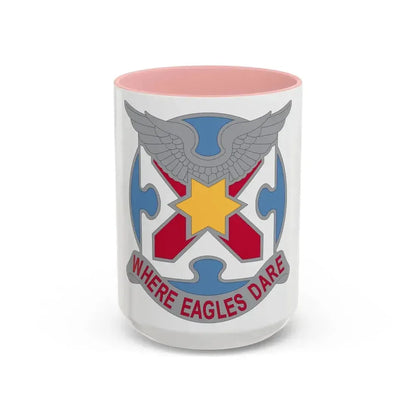 131 Aviation Regiment (U.S. Army) Accent Coffee Mug 15oz Pink - Go Mug Yourself