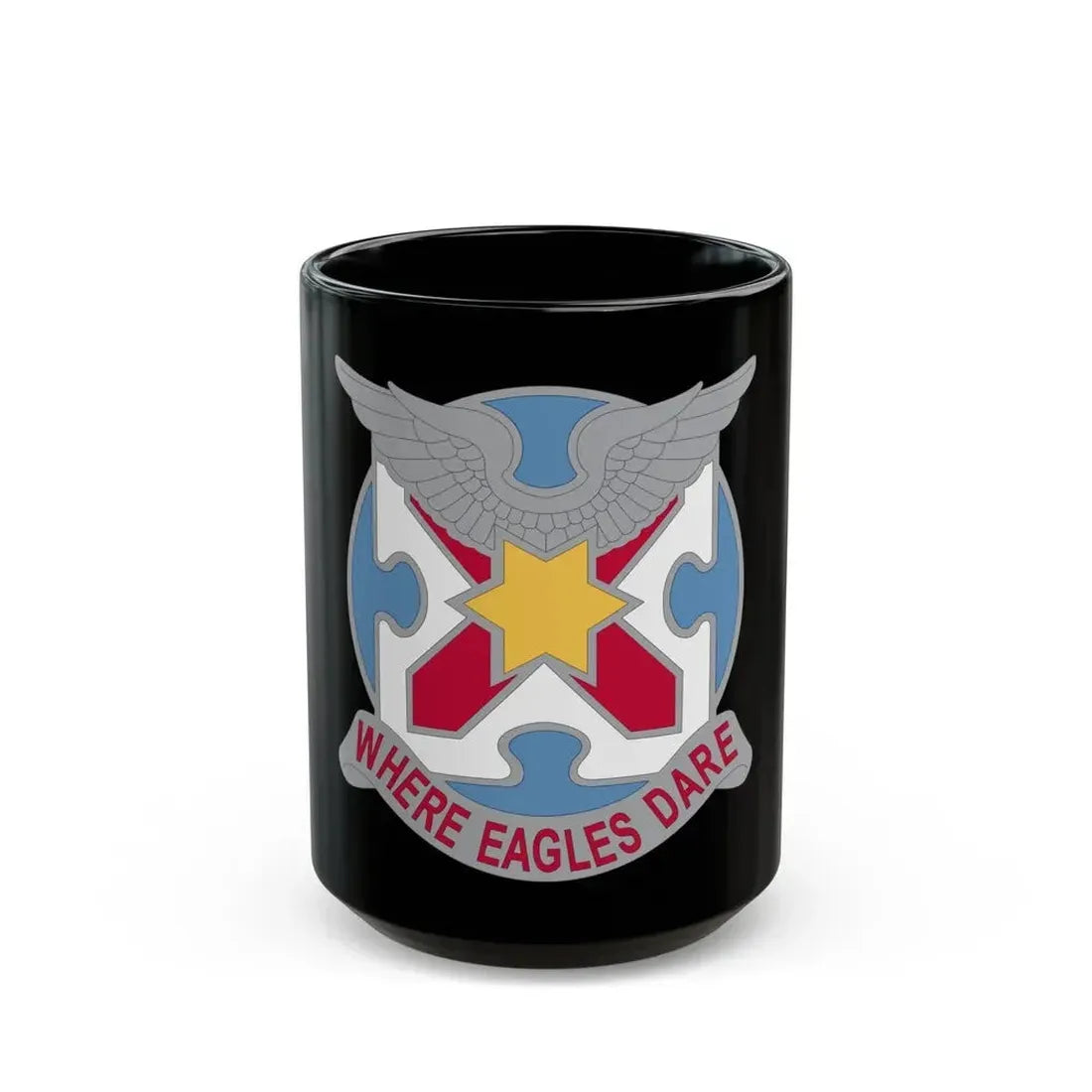 131 Aviation Regiment (U.S. Army) Black Coffee Mug 15oz - Go Mug Yourself