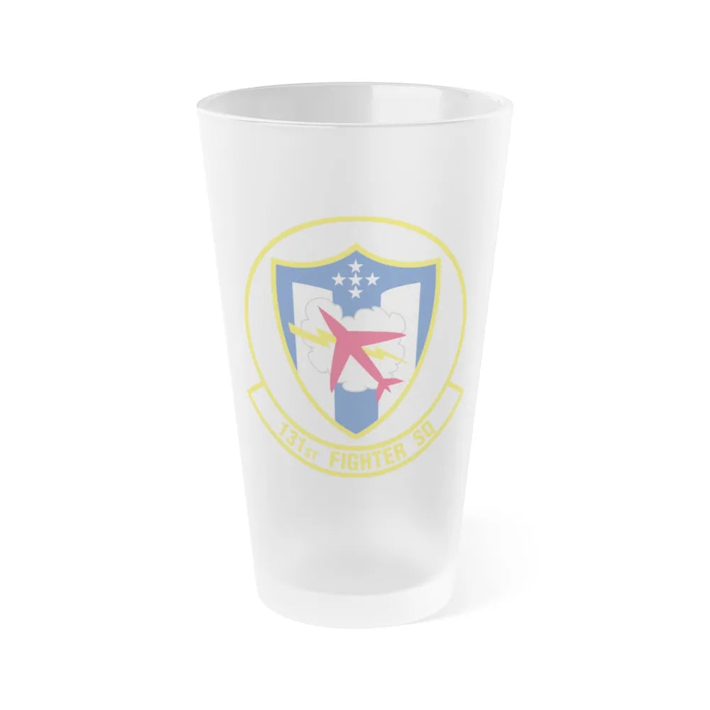 131 Fighter Squadron (U.S. Air Force) Frosted Pint Glass 16oz-16oz-Frosted-Go Mug Yourself