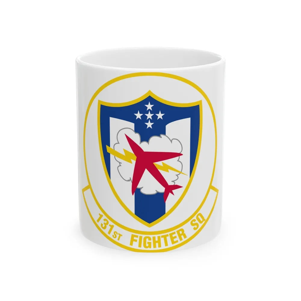 131 Fighter Squadron (U.S. Air Force) White Coffee Mug-11oz-Go Mug Yourself