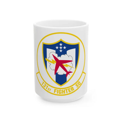 131 Fighter Squadron (U.S. Air Force) White Coffee Mug-15oz-Go Mug Yourself