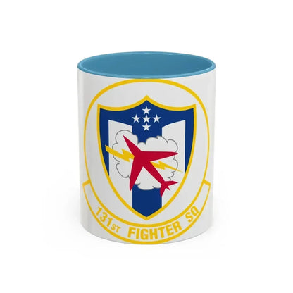 131 Fighter Squadron (U.S. Air Force) Accent Coffee Mug 11oz Light Blue - Go Mug Yourself