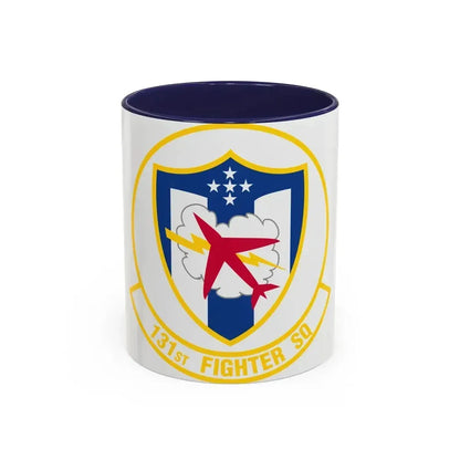 131 Fighter Squadron (U.S. Air Force) Accent Coffee Mug 11oz Navy - Go Mug Yourself