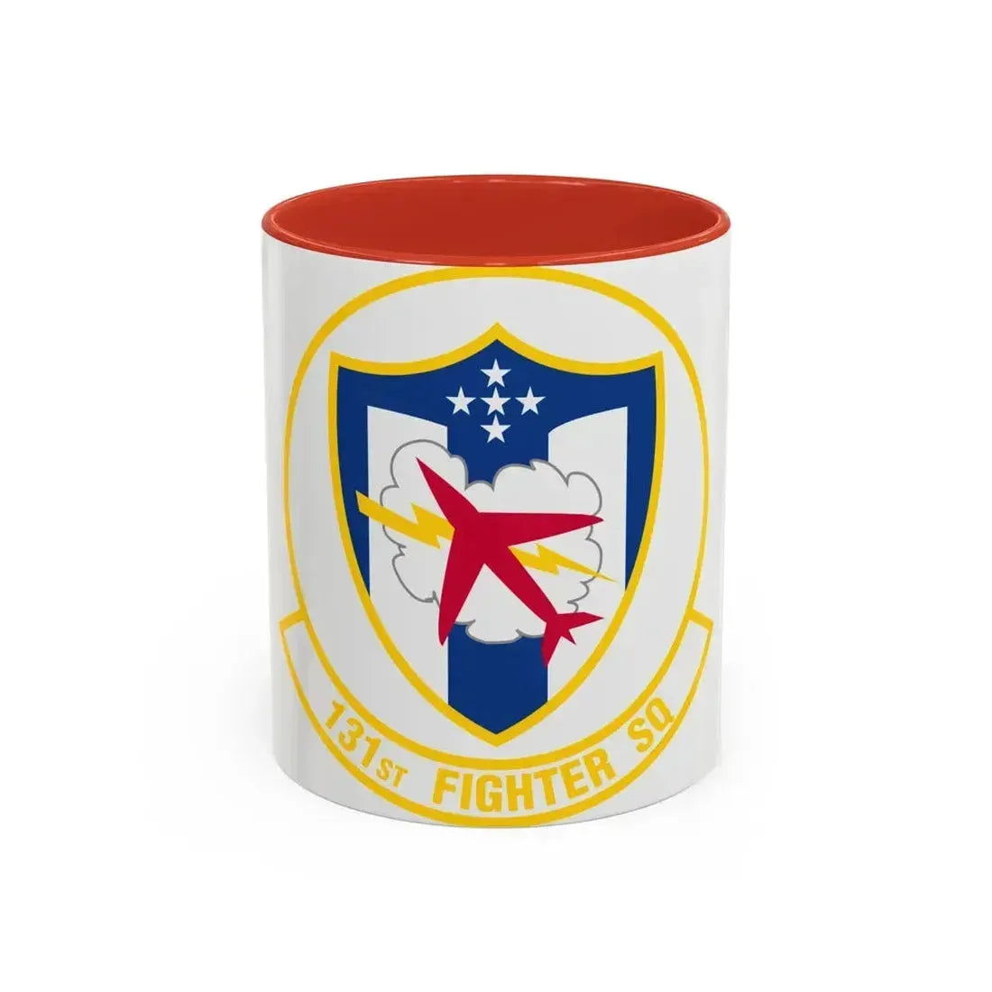 131 Fighter Squadron (U.S. Air Force) Accent Coffee Mug 11oz Red - Go Mug Yourself