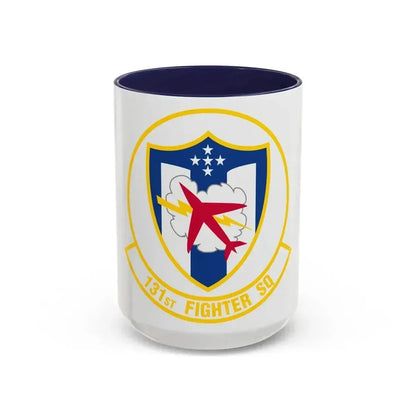 131 Fighter Squadron (U.S. Air Force) Accent Coffee Mug 15oz Navy - Go Mug Yourself