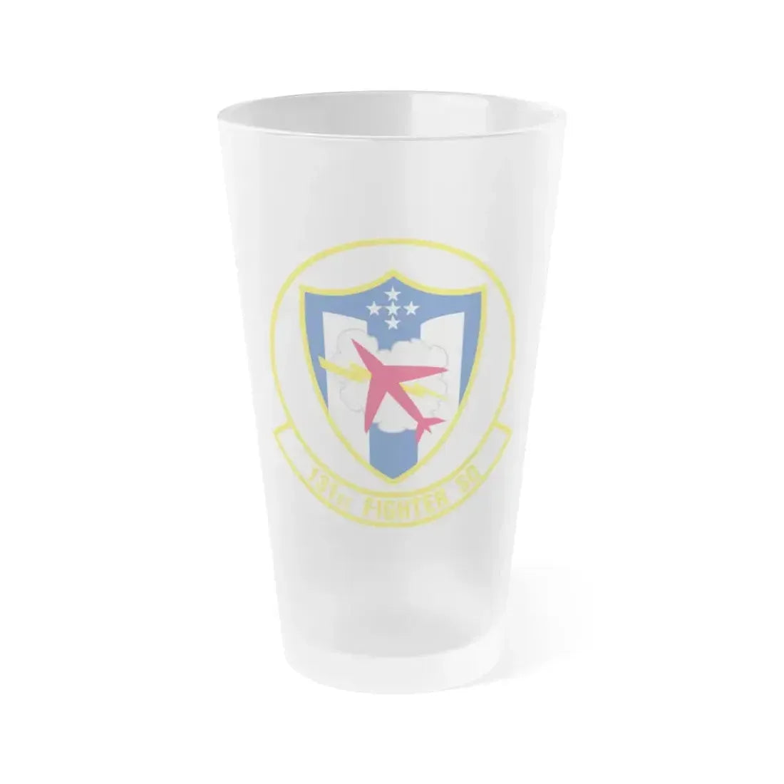 131 Fighter Squadron (U.S. Air Force) Frosted Pint Glass 16oz 16oz Frosted - Go Mug Yourself
