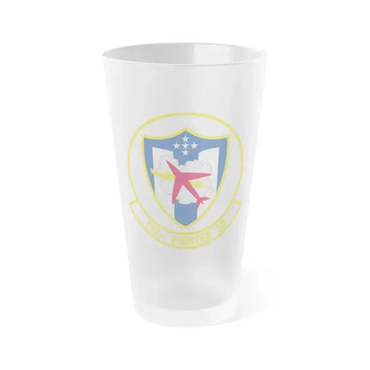 131 Fighter Squadron (U.S. Air Force) Frosted Pint Glass 16oz 16oz Frosted - Go Mug Yourself
