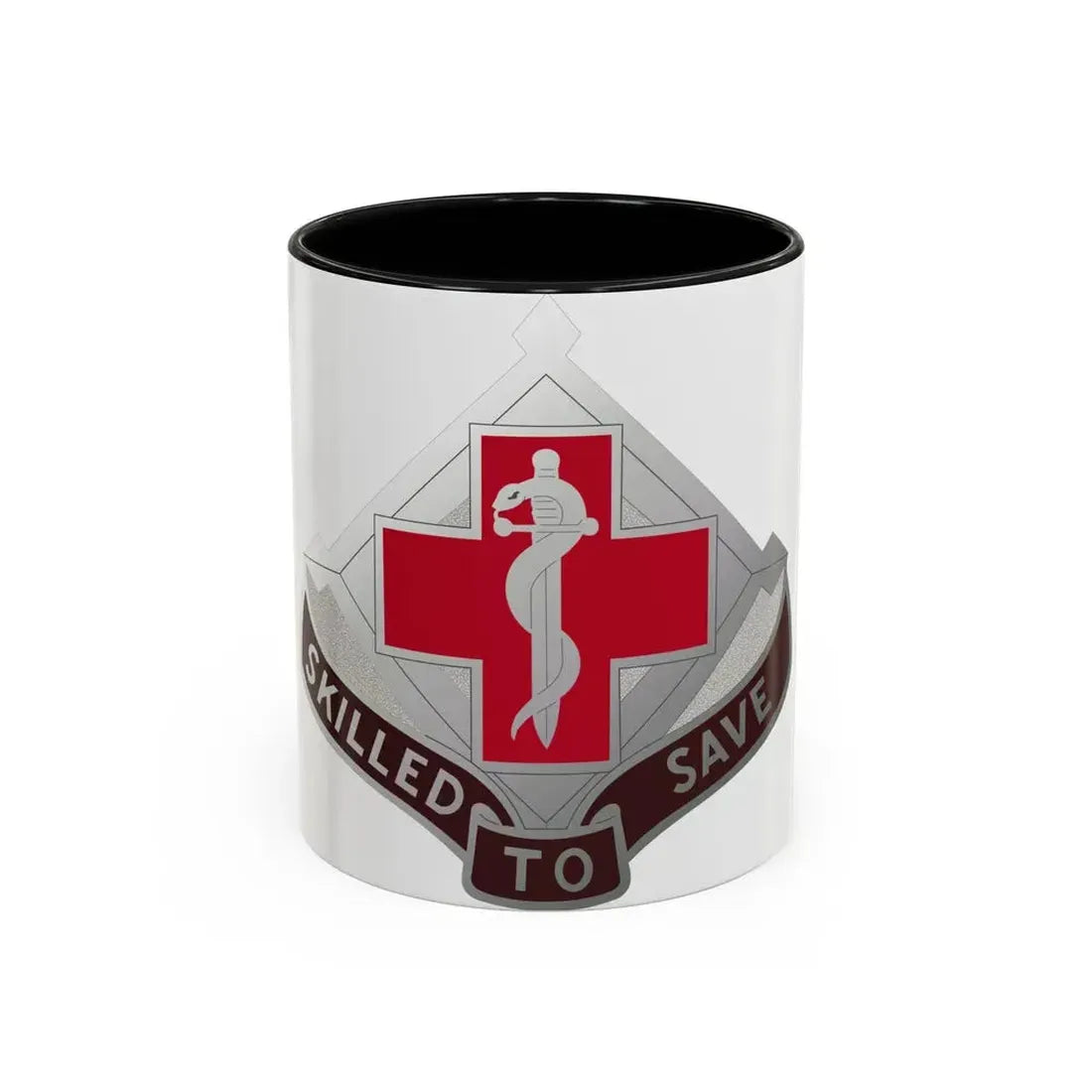 131 Surgical Hospital (U.S. Army) Accent Coffee Mug 11oz Black - Go Mug Yourself