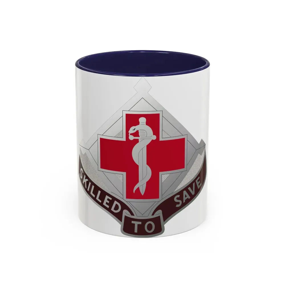 131 Surgical Hospital (U.S. Army) Accent Coffee Mug 11oz Navy - Go Mug Yourself
