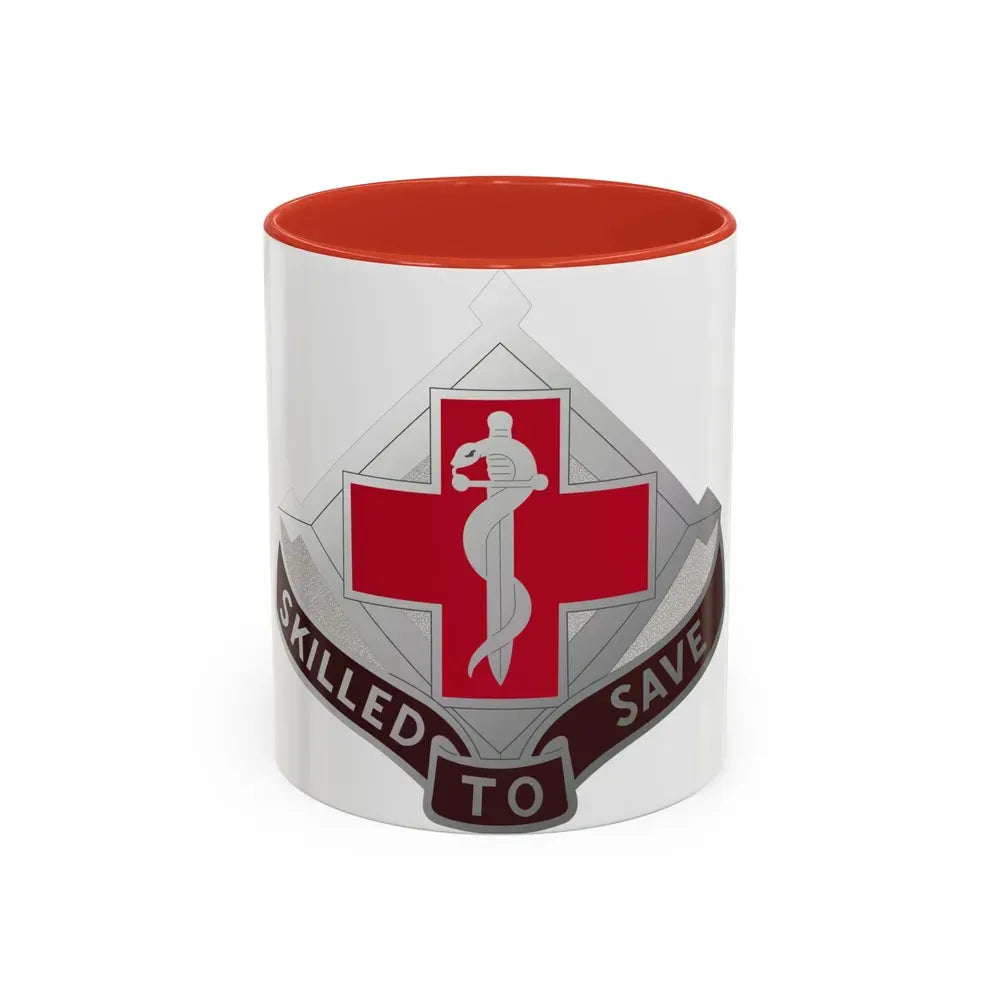 131 Surgical Hospital (U.S. Army) Accent Coffee Mug 11oz Red - Go Mug Yourself