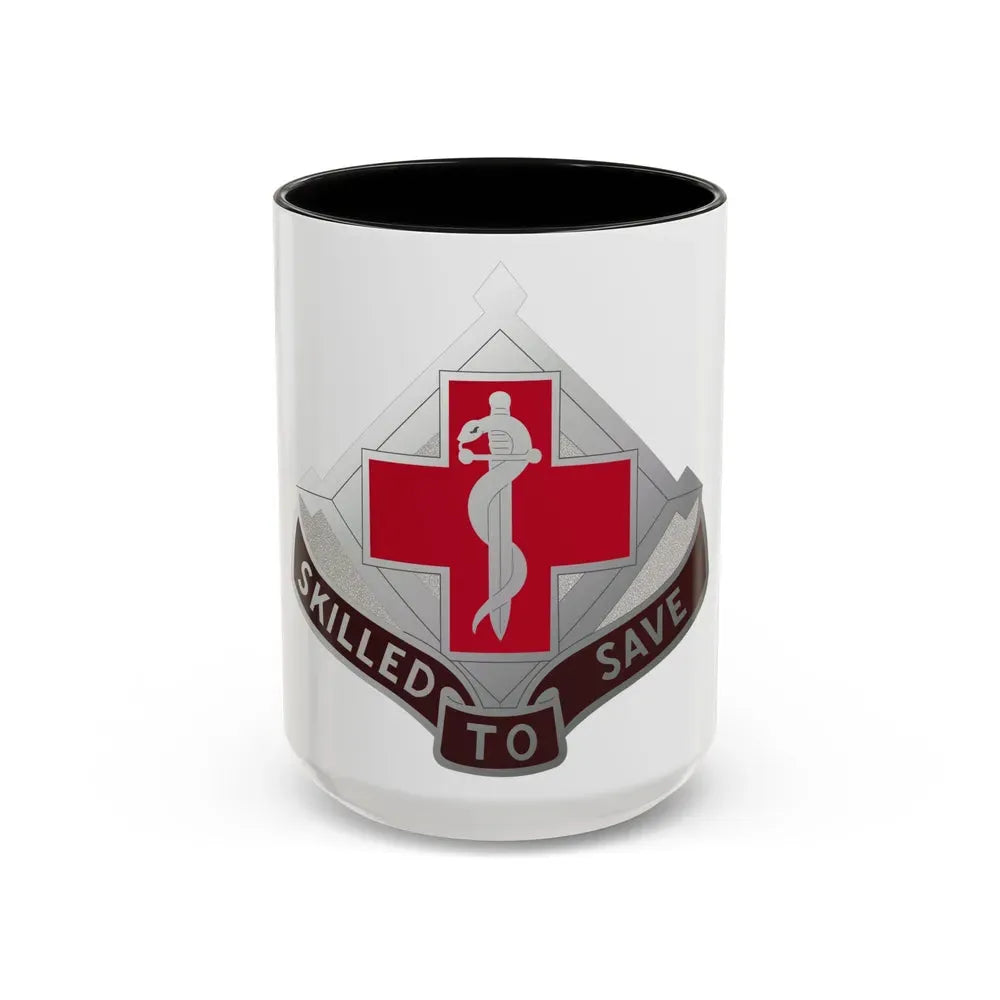 131 Surgical Hospital (U.S. Army) Accent Coffee Mug 15oz Black - Go Mug Yourself