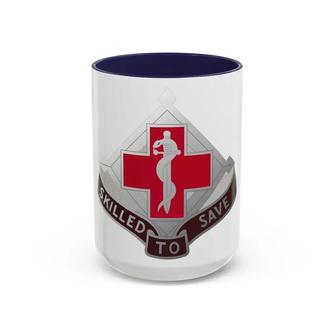 131 Surgical Hospital (U.S. Army) Accent Coffee Mug 15oz Navy - Go Mug Yourself