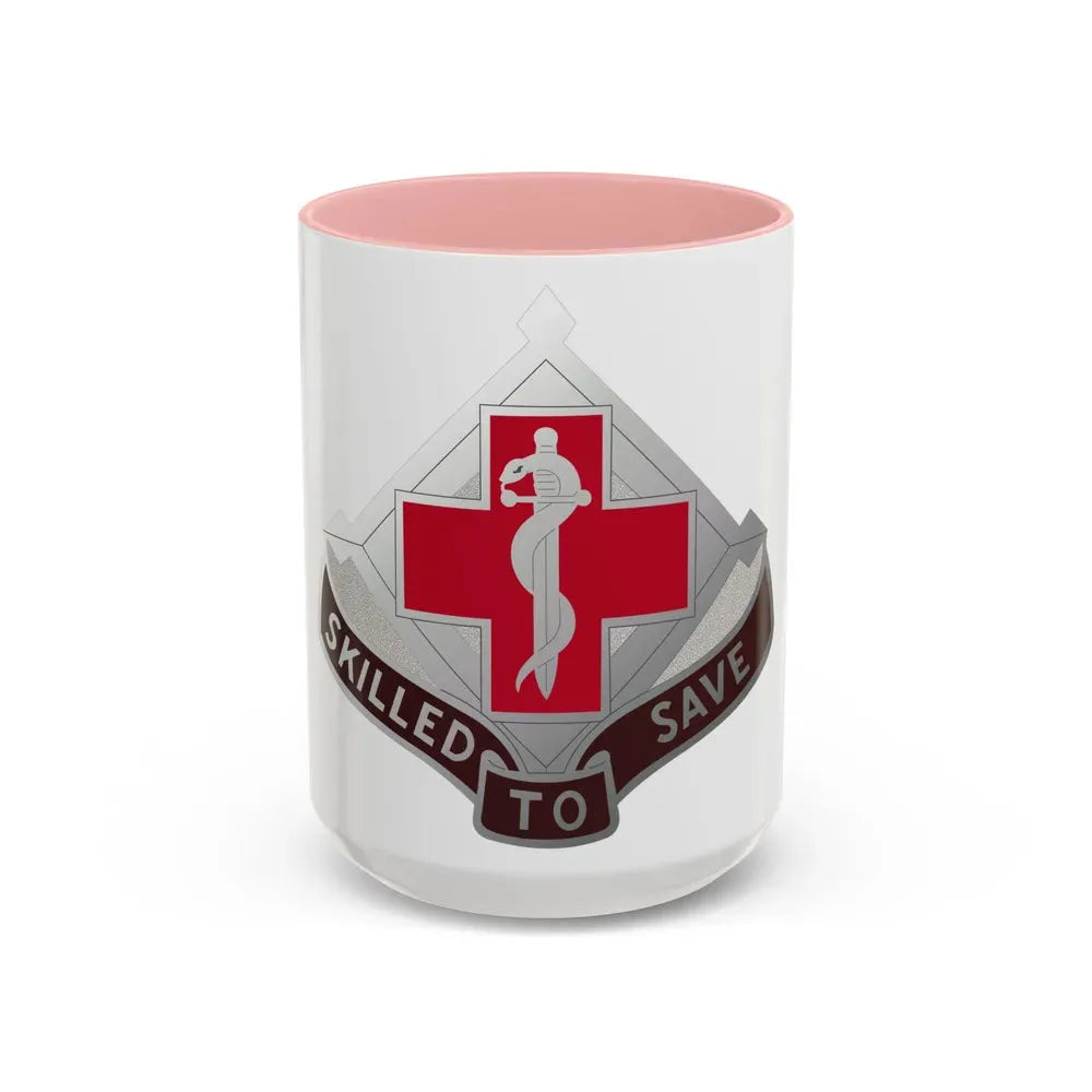 131 Surgical Hospital (U.S. Army) Accent Coffee Mug 15oz Pink - Go Mug Yourself