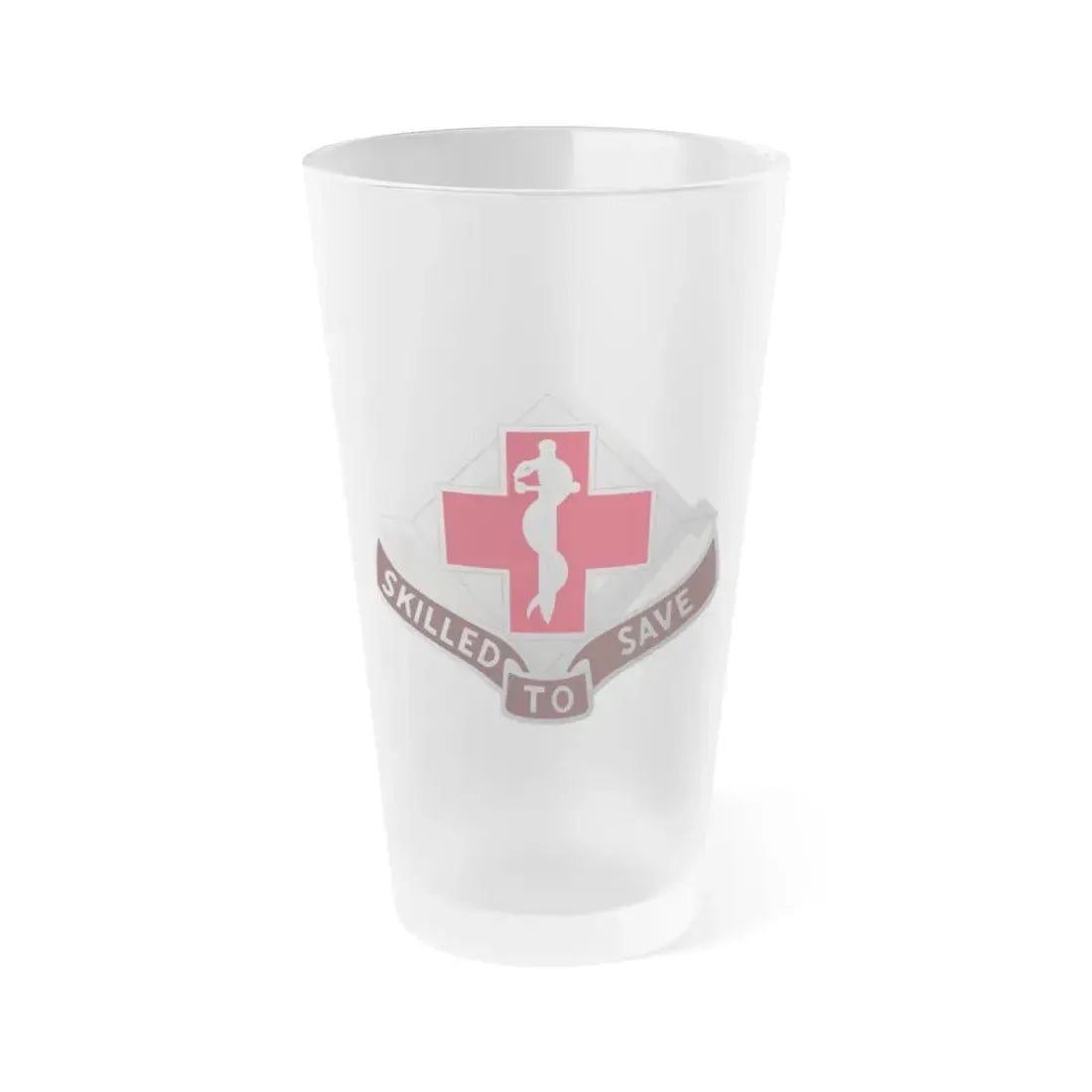 131 Surgical Hospital (U.S. Army) Frosted Pint Glass 16oz Default Title - Go Mug Yourself