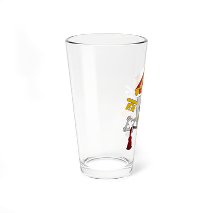 Escudo catedral basílica santiago bilbao (Spain) (Coat of Arms) Pint Glass 16oz