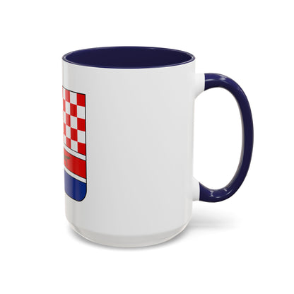 Coat of arms of Croatia (State of Slovenes, Croats and Serbs) - Accent Coffee Mug