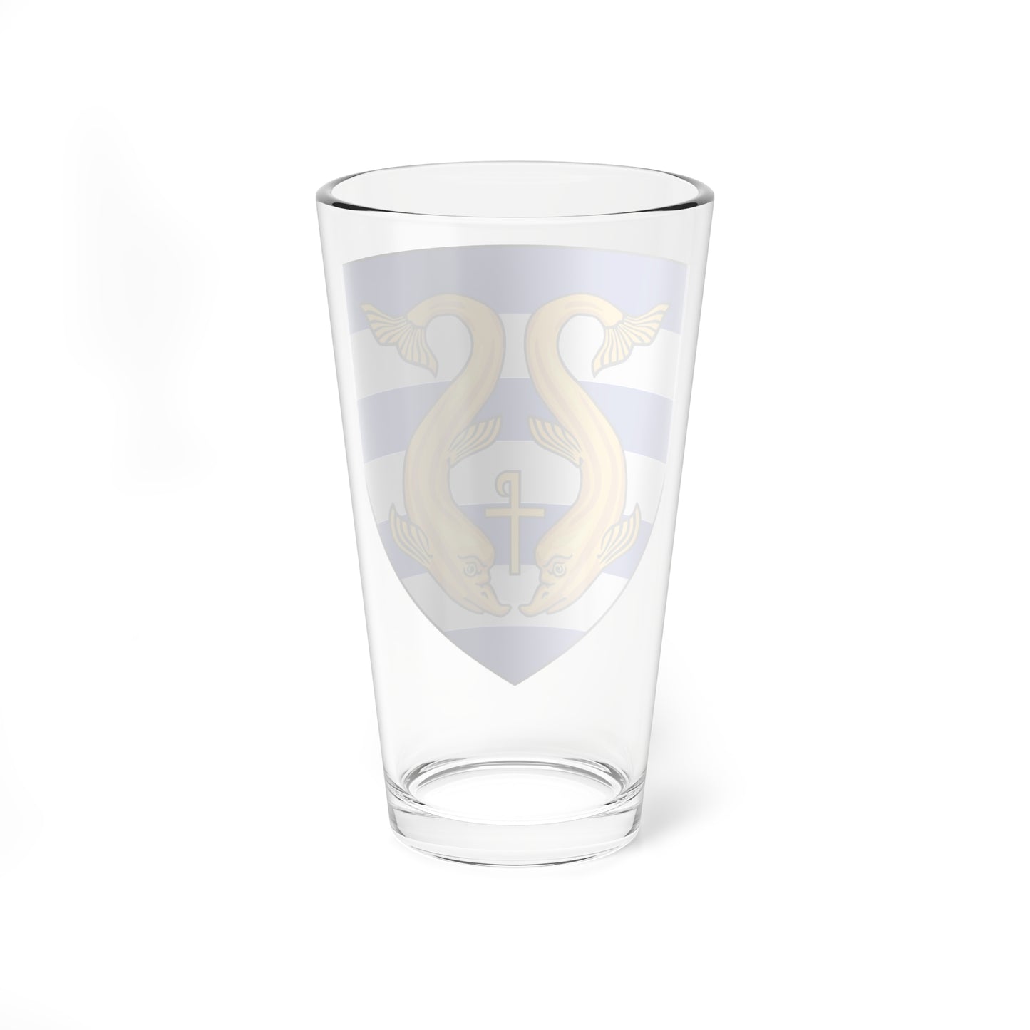 Stema Județului Tulcea (Oman) (Coat of Arms) Pint Glass 16oz