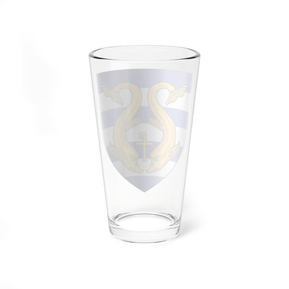 Stema Județului Tulcea (Oman) (Coat of Arms) Pint Glass 16oz