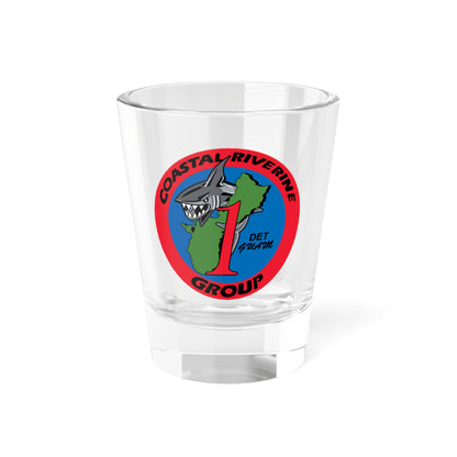 Coastal Riverine Group 1 Det Guam (U.S. Navy) Shot Glass 1.5oz