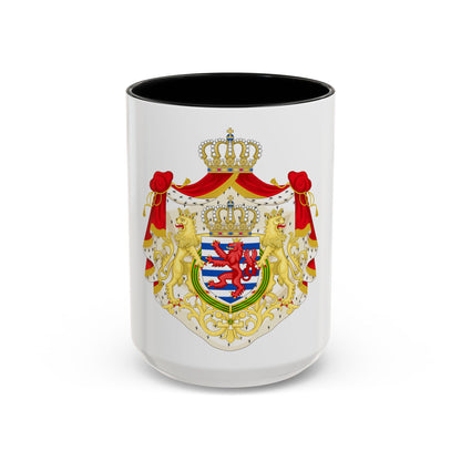 Greater coat of arms of the grand-duchy of Luxembourg 2 - Accent Coffee Mug