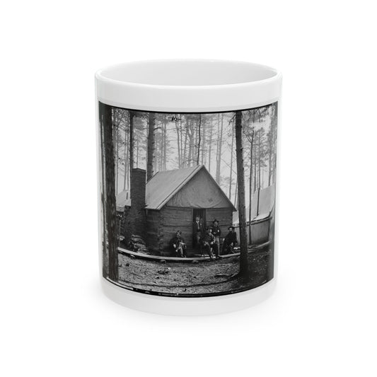 Brandy Station, Virginia. Officer's Winter Quarters Headquarters Army Of The Potomac (U.S. Civil War) White Coffee Mug