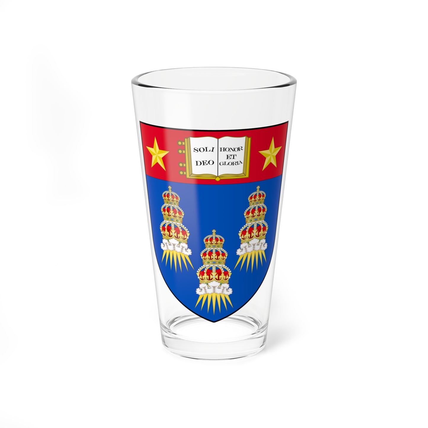 Shield of Queen Mary College London (United Kingdom) (Coat of Arms) Pint Glass 16oz