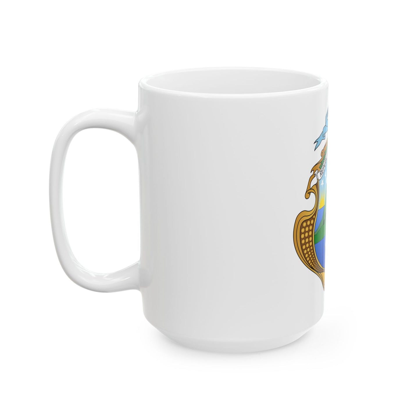 Coat of arms of Costa Rica - White Coffee Mug