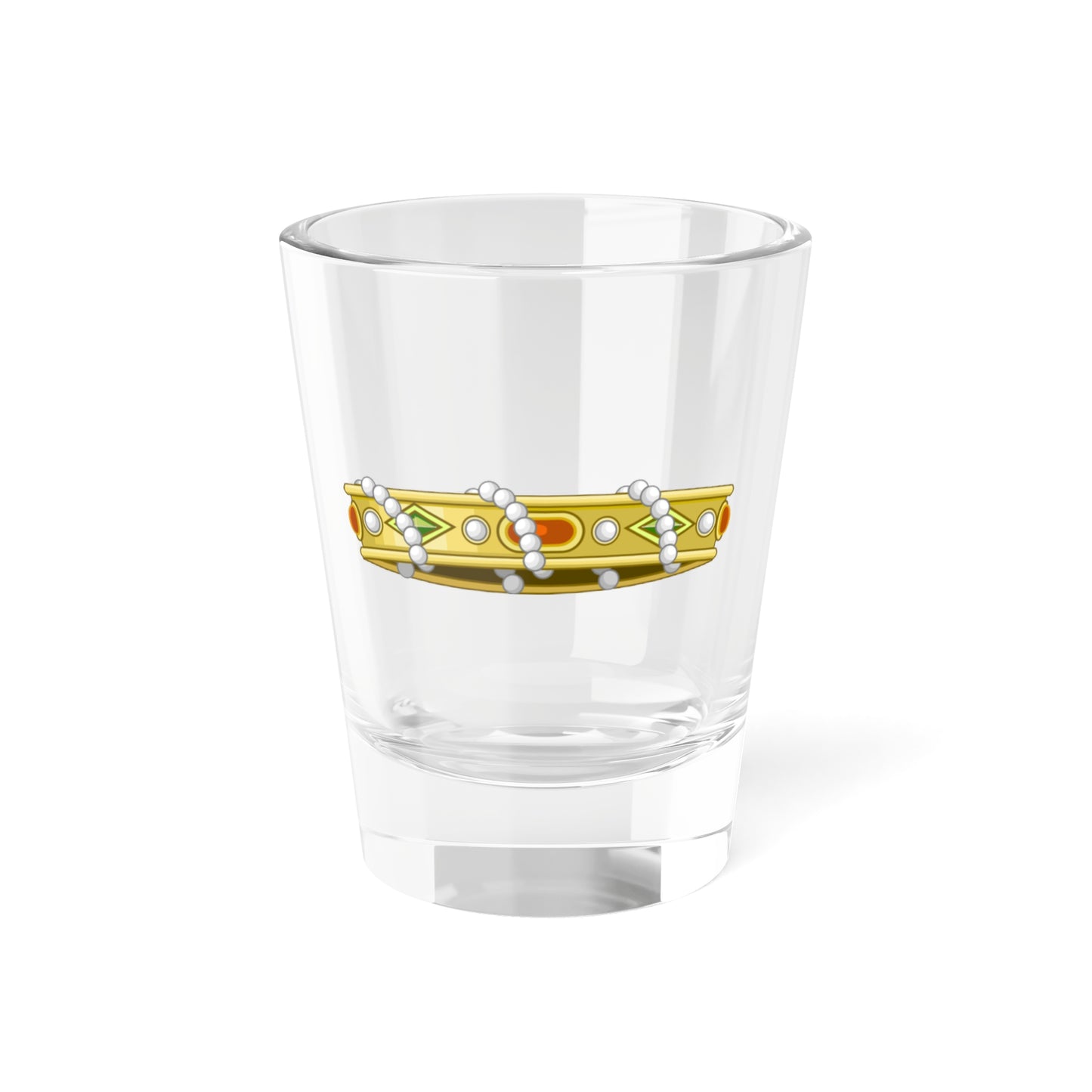 Heraldic Crown of Portuguese Barons (Portugal) (Coat of Arms) Shot Glass 1.5oz