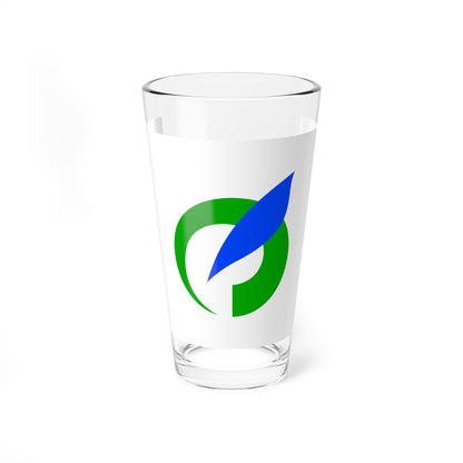 Flag of Kamikawa Hyogo (Japan) Pint Glass 16oz