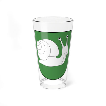 Zell-blazon-variant (Switzerland) (Coat of Arms) Pint Glass 16oz