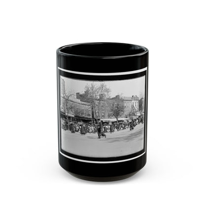A Full Brass Band Composed Of Women, Heading One Of The Posts From The Dept. Of Pa. (U.S. Civil War) Black Coffee Mug