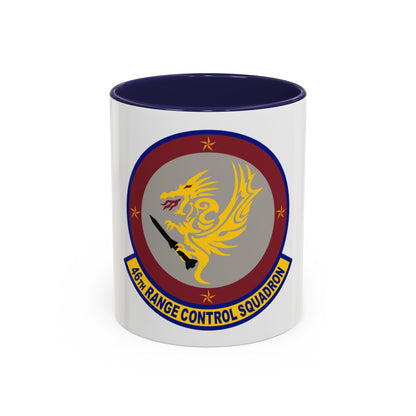 46 Range Control Squadron AFMC (U.S. Air Force) Accent Coffee Mug