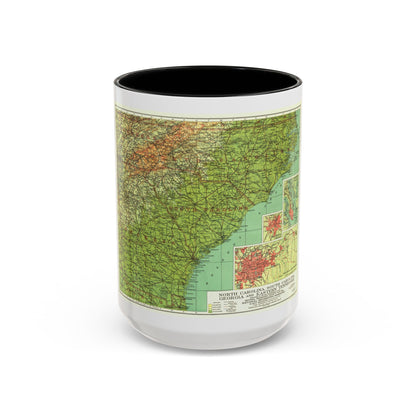 USA - Southeastern (1926) (Map) Accent Coffee Mug