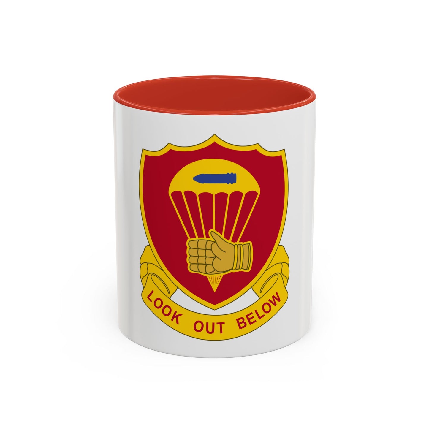 376 Airborne Field Artillery Battalion (U.S. Army) Accent Coffee Mug