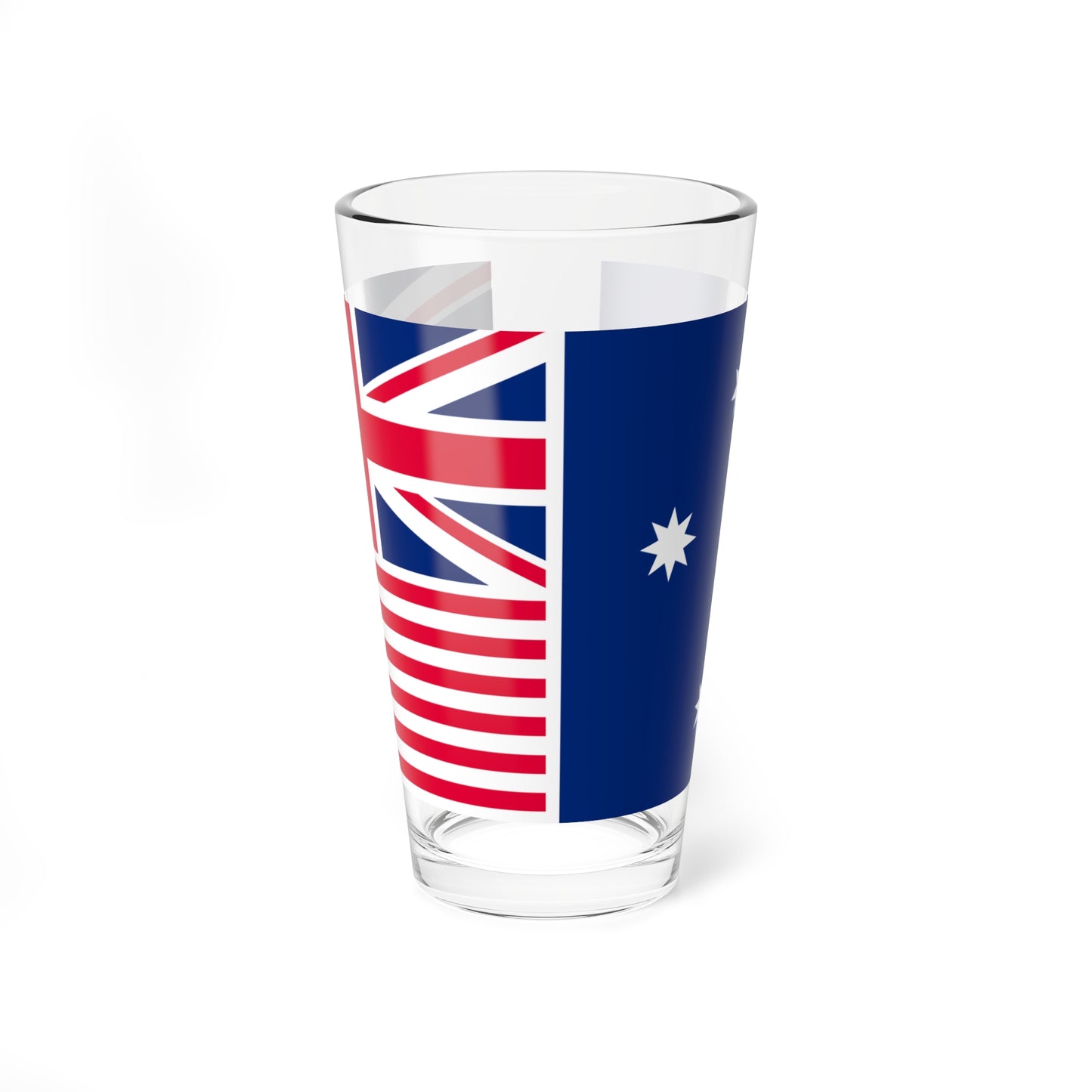 Melbourne Evening Herald flag blue (Australia) Pint Glass 16oz