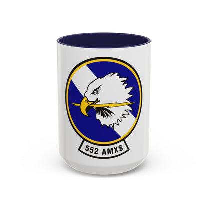 552d Aircraft Maintenance Squadron (U.S. Air Force) Accent Coffee Mug