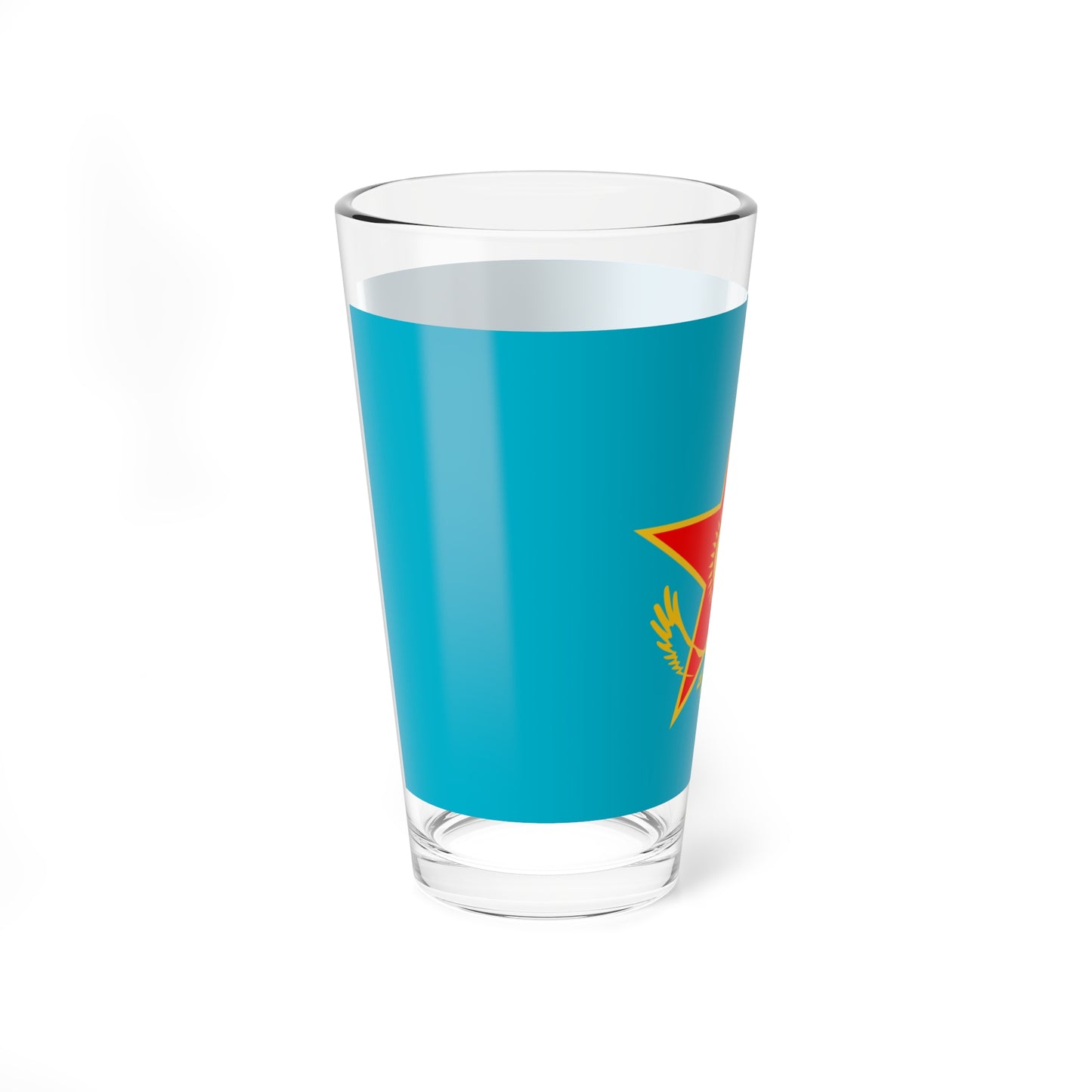 Flag of Armed Forces of the Republic of Kazakhstan (Kazakhstan) Pint Glass 16oz
