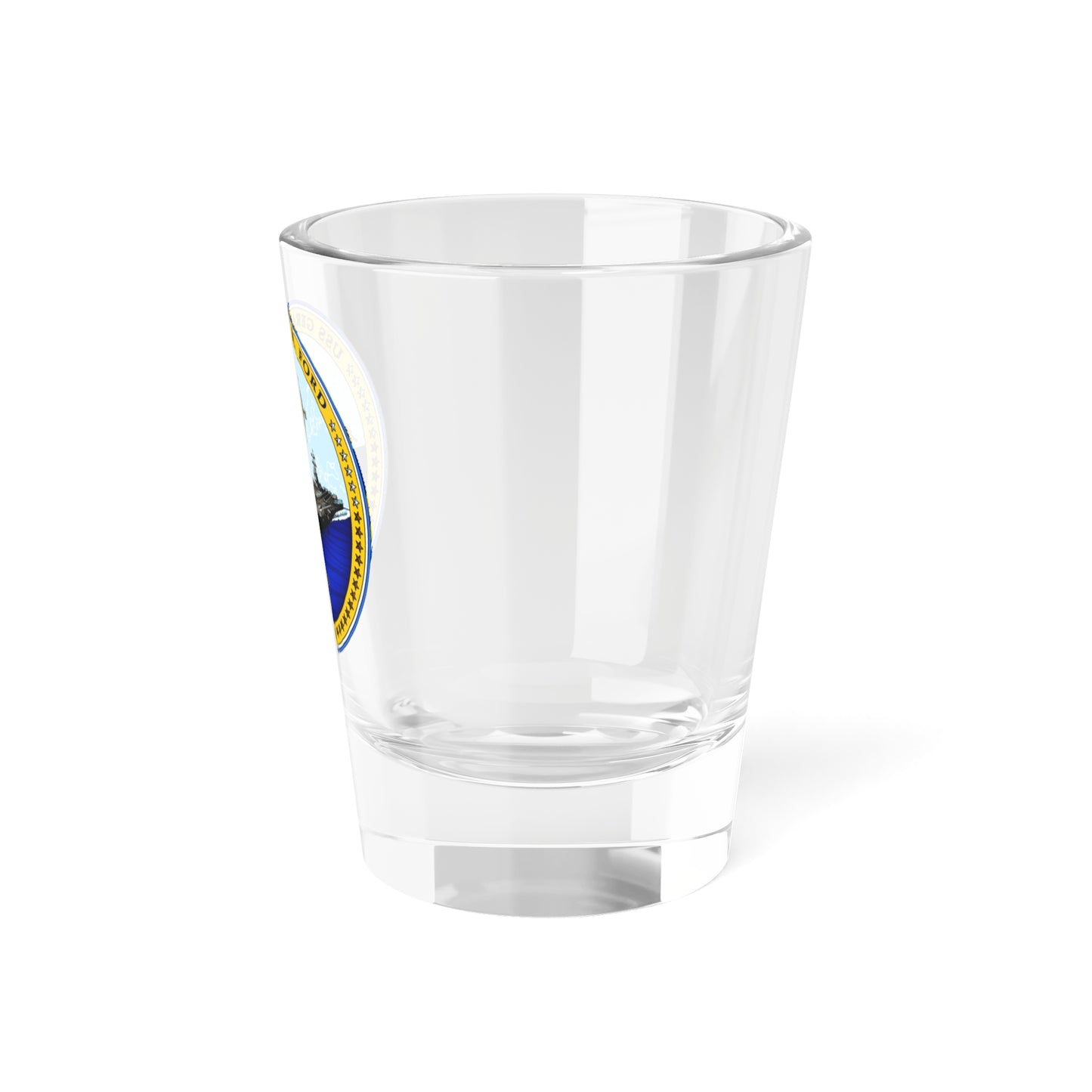 USS Gerald R Ford CVN 78 (U.S. Navy) Shot Glass 1.5oz