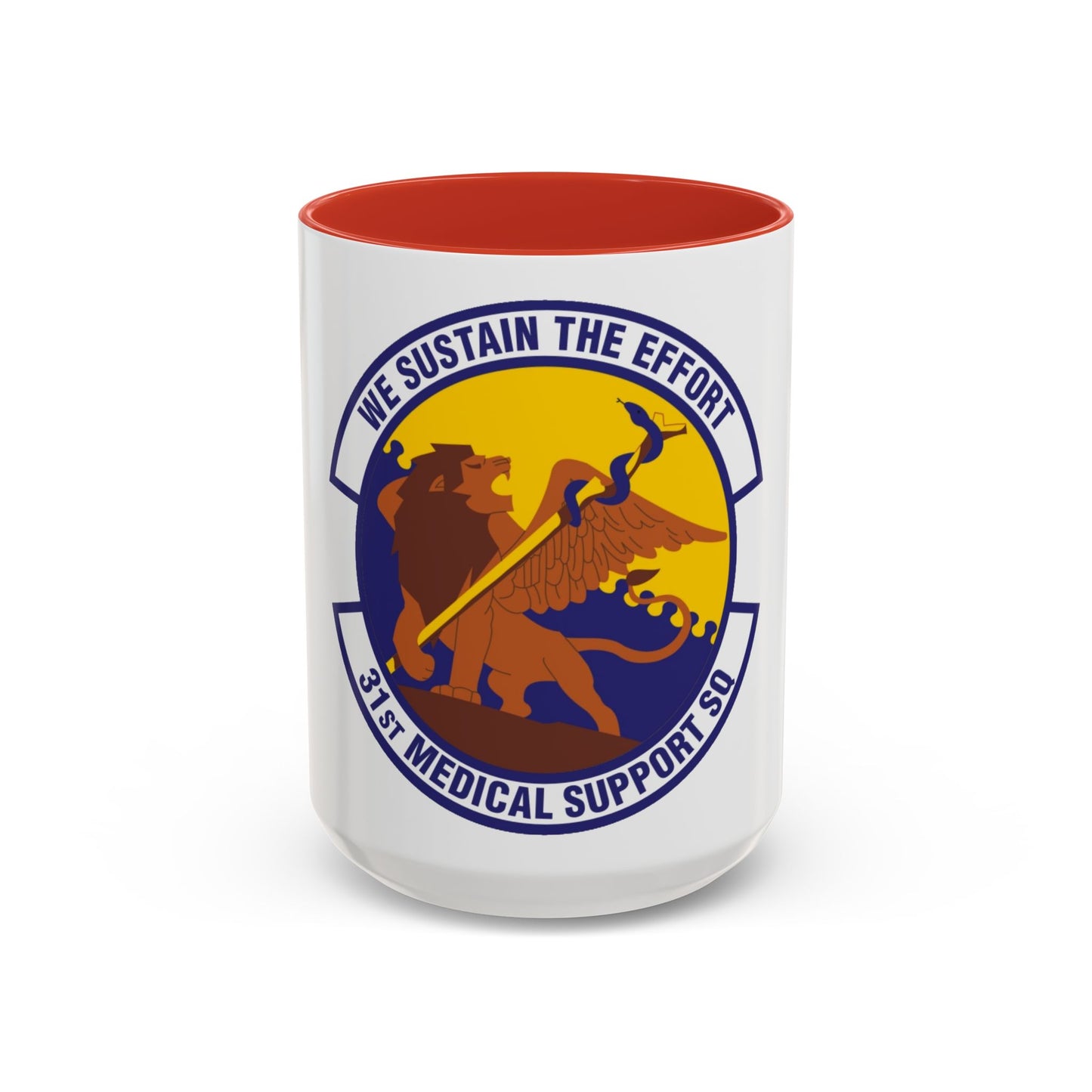 31st Medical Support Squadron (U.S. Air Force) Accent Coffee Mug