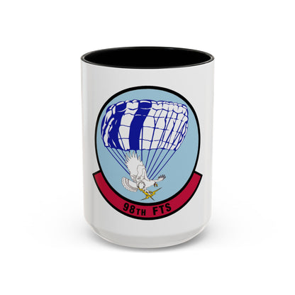 98 Flying Training Squadron AETC (U.S. Air Force) Accent Coffee Mug