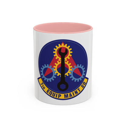 7th Equipment Maintenance Squadron (U.S. Air Force) Accent Coffee Mug