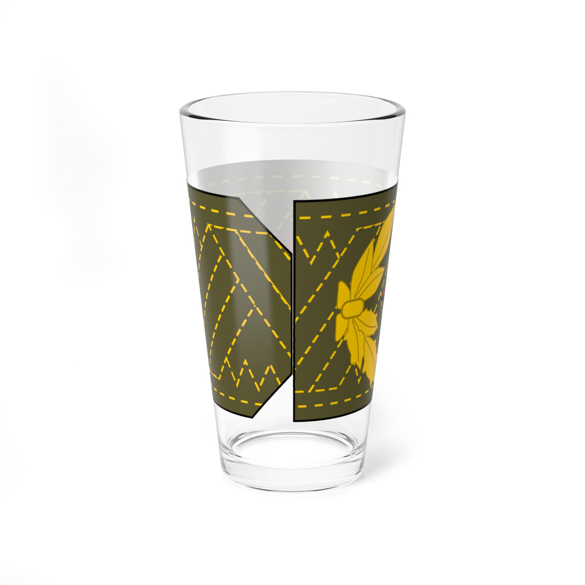 Cuba Army OF 10 Horizontal (Cuba) (Military Rank) Pint Glass 16oz