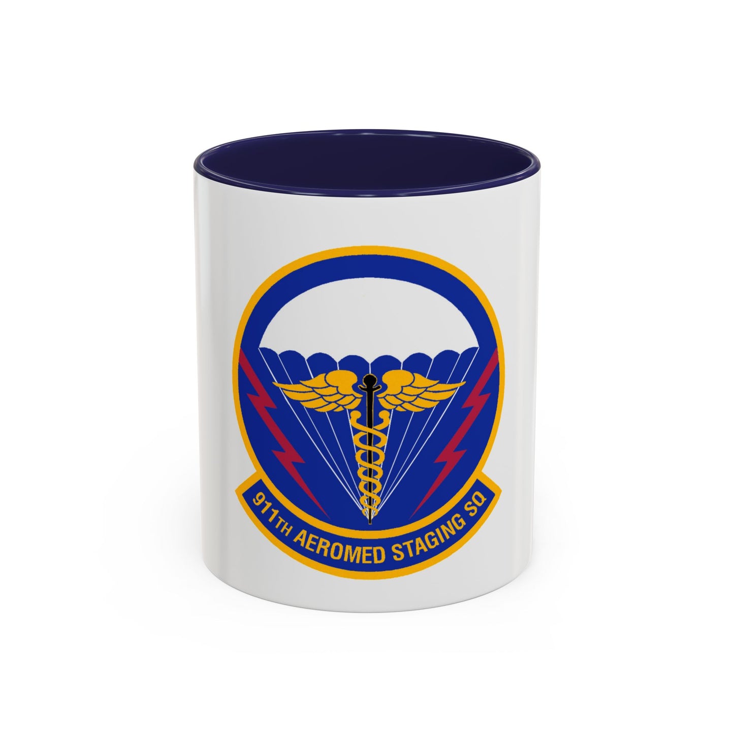 911 Aeromedical Staging Squadron AFRC (U.S. Air Force) Accent Coffee Mug