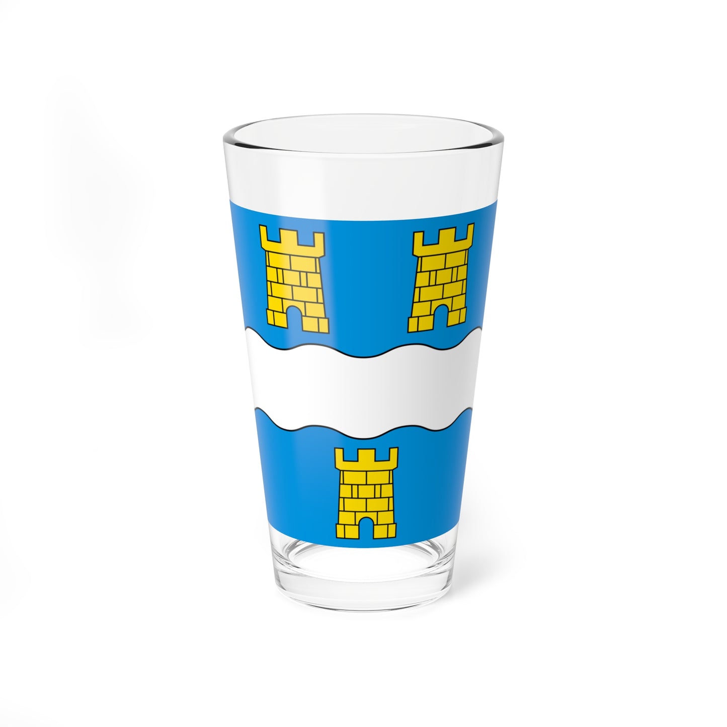CHE Dardagny Flag (Switzerland) Pint Glass 16oz