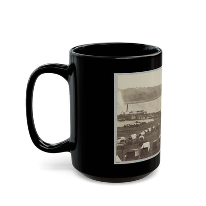 Belle Plain Landing, Va. (U.S. Civil War) Black Coffee Mug
