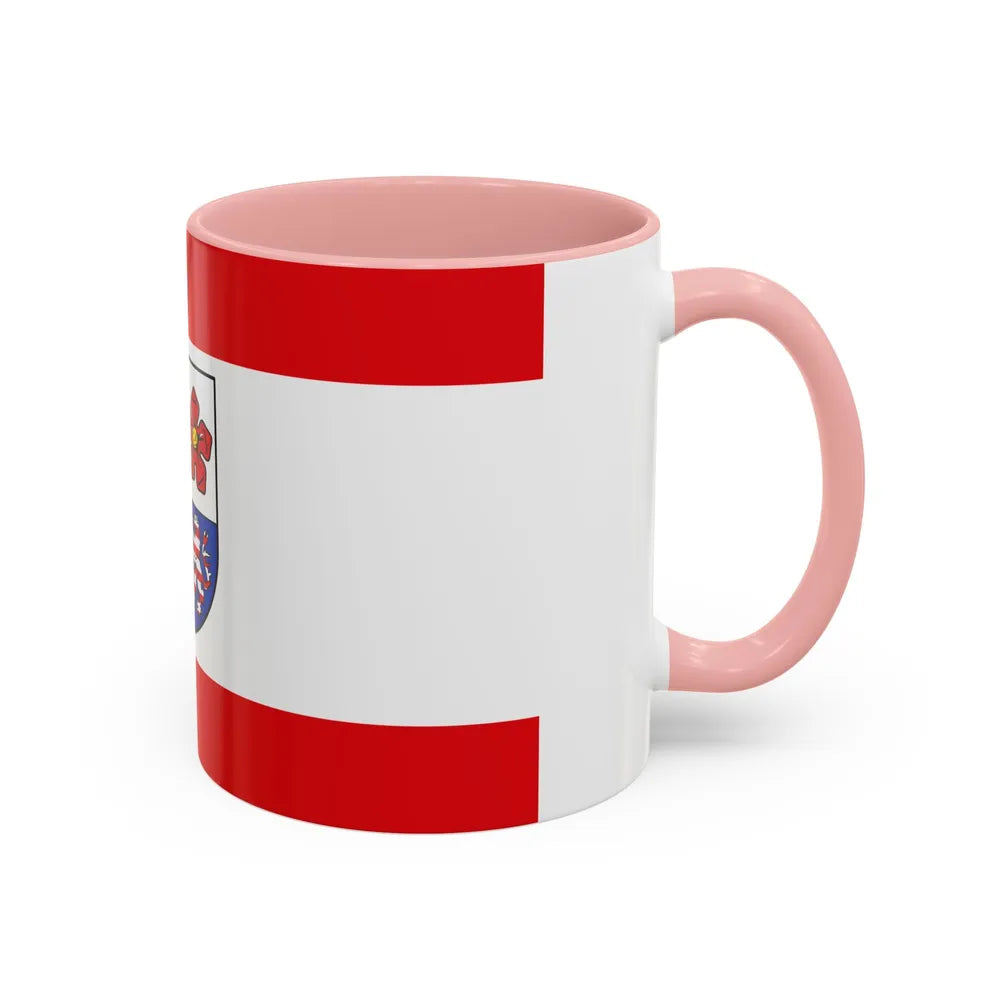 Flag of Bergstrasse Germany - Accent Coffee Mug-Go Mug Yourself