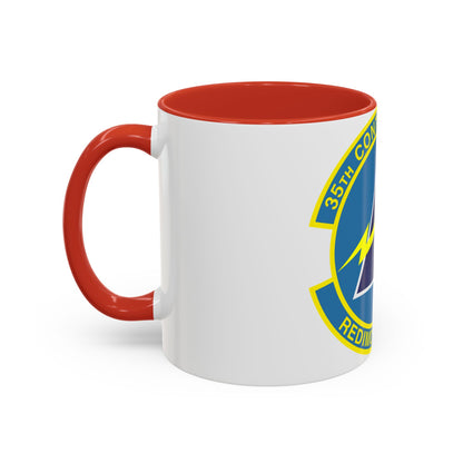 35th Contracting Squadron (U.S. Air Force) Accent Coffee Mug