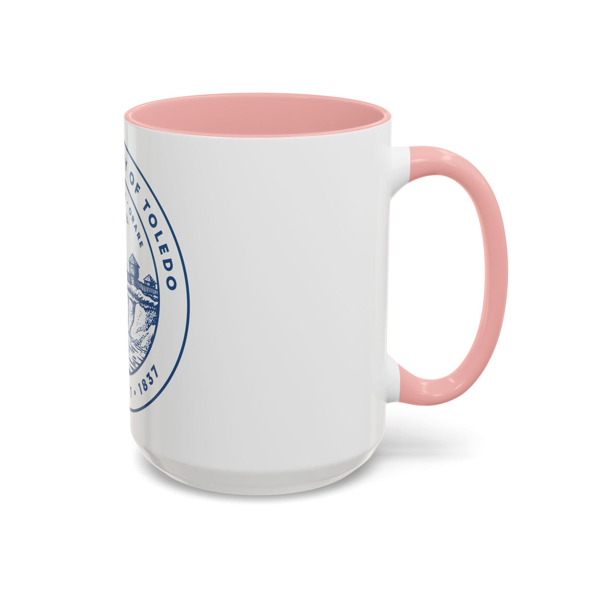 Seal of Toledo Ohio - Accent Coffee Mug