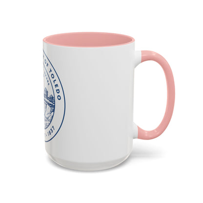 Seal of Toledo Ohio - Accent Coffee Mug