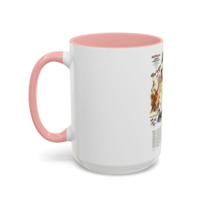 Australia- Land of Living Fossils (1979) (Map) Accent Coffee Mug